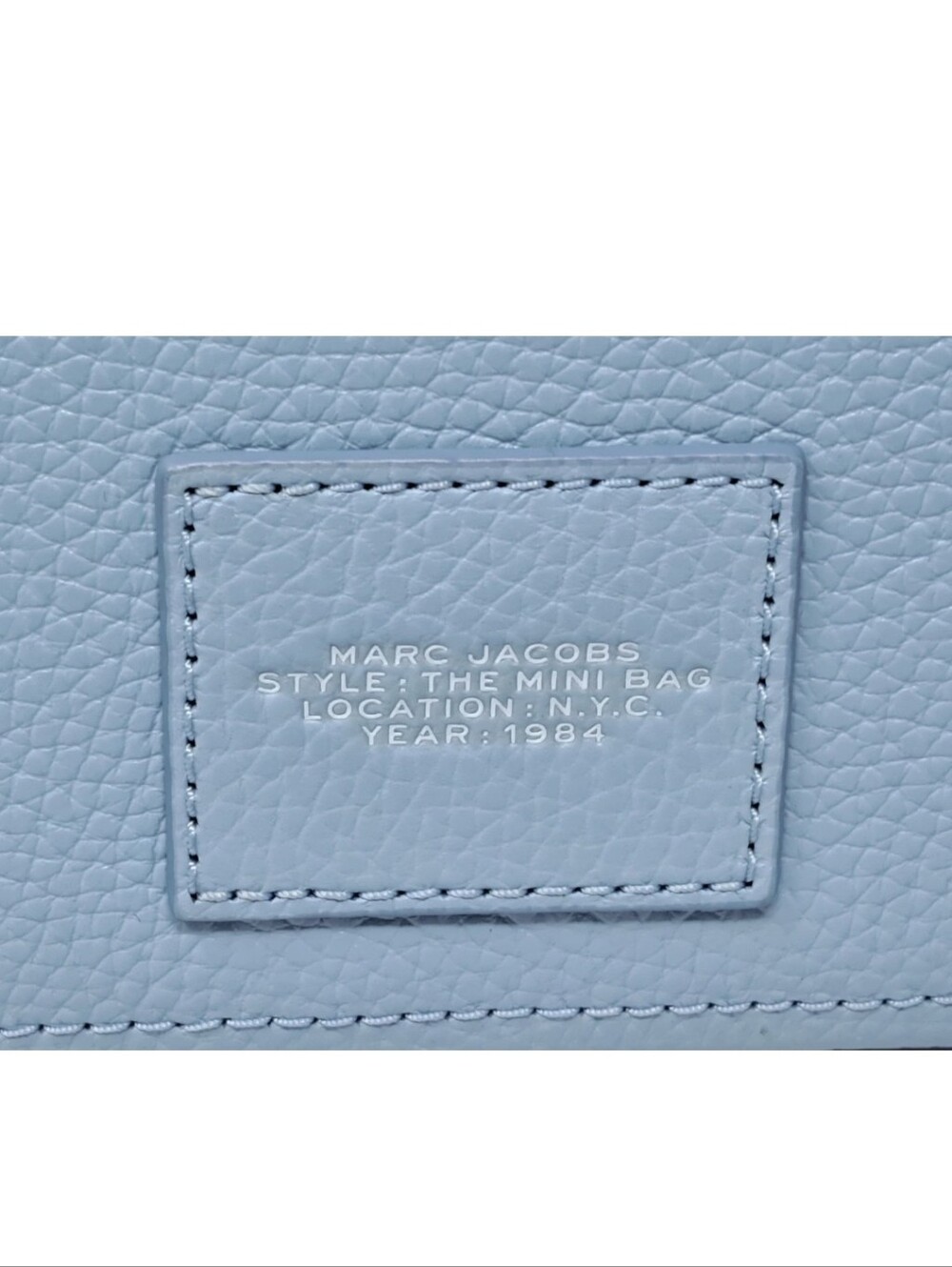 Marc Jacobs "The Mini Bag" - Light Blue - NWT 8x5x1 - Picture 4 of 8